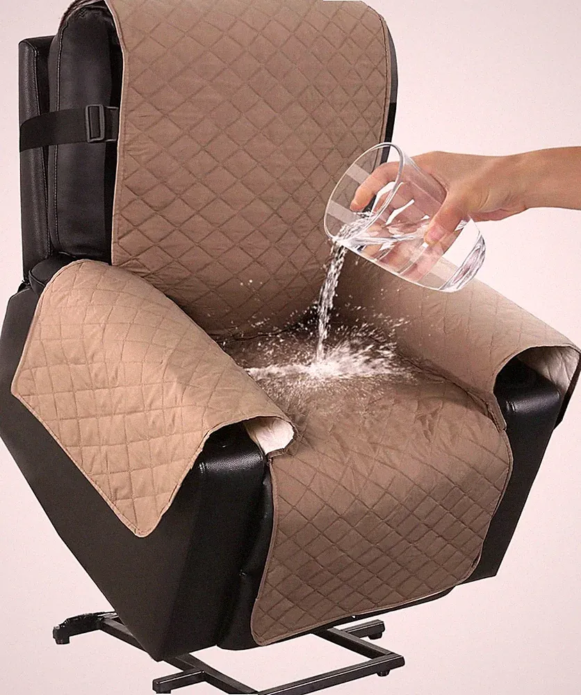100% Waterproof Power Lift Recliner Cover for Elderly Non Slip Recliner Slipcove